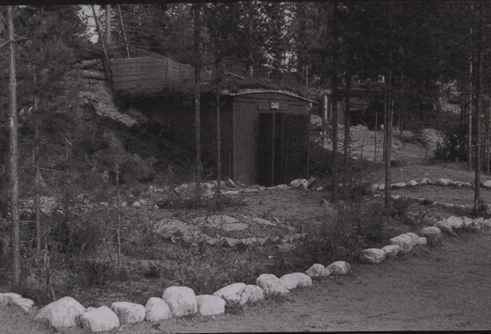 Землянки Школы юнг ВМФ в районе Савватьево. Фото 1943-1945гг.